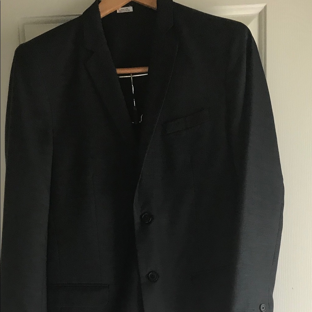 Boys Calvin Klein Classic Suit - Navy Blue